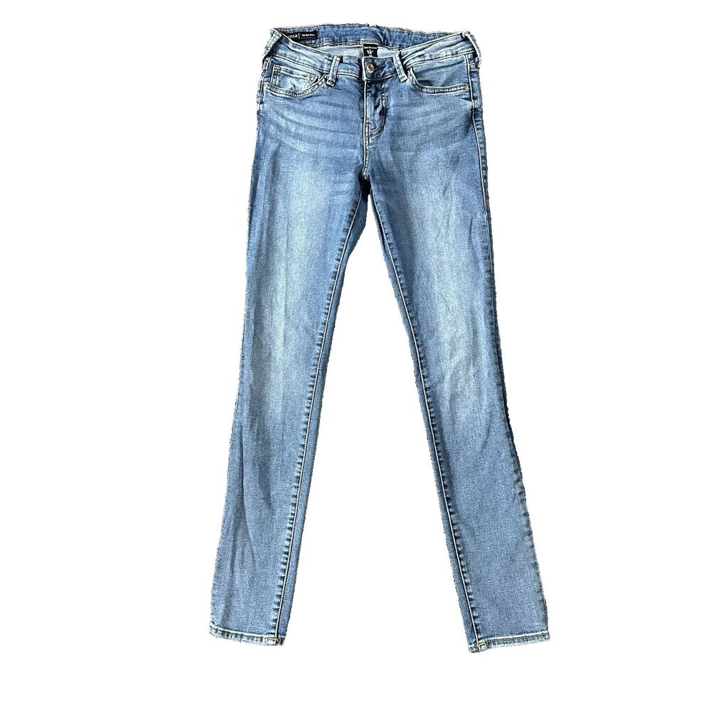 True Religion Stella Mid Rise Skinny Jeans Women's Size 29 Denim 31" Inseam